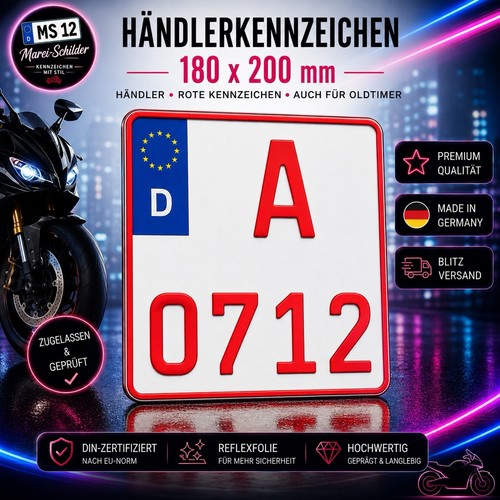 Kennzeichen 180 200 mm - |,