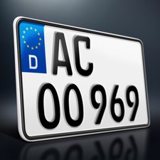 1 Kennzeichen | 240 x 130 mm |