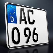 1 Kennzeichen | 200 x 130 mm |